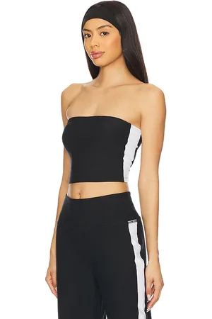 Beyond Yoga Top strapless de tiras spacedye en color negro talla L en - Black. Talla L (también en M, S, XL, X
