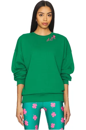 Beach Riot Sudadera tamaño grande devyn en color verde talla L en - Green. Talla L (también en M, S, XS).