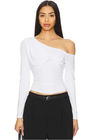 ASTR Top manga larga top en color talla L en - White. Talla L (también en M, S, XL, XS).