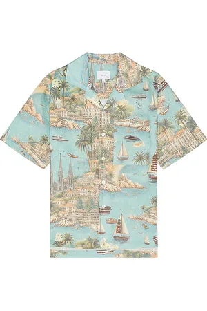 Rhude Camisa en color azul cerceta talla M en - Teal. Talla M (también en S).