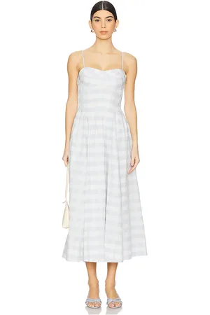 Simkhai Vestido midi kittiya en color bebe azul talla 10 en - Baby Blue. Talla 10 (también en 12, 6, 8).