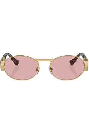 VERSACE Gafas de sol en color oro metálico talla all en - Metallic Gold. Talla all.