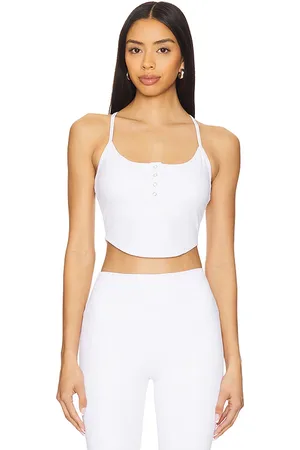 Beach Riot Joelle top en color blanco talla L en - White. Talla L (también en M, S, XS).