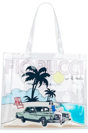 Fiorucci Bolso tote beach print pvc en color neutral talla all en - Neutral. Talla all.