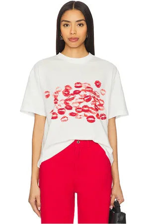 Never Fully Dressed Camiseta kissed by nfd en color talla L en - White. Talla L (también en M, S).