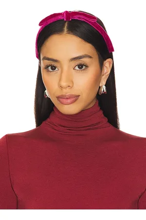 Lele Sadoughi Banda pelo bardot ribbon slim en color rosado talla all en - Pink. Talla all.