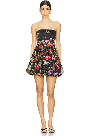 ALICE+OLIVIA Minivestido asha structured en color negro talla 10 en - Black. Talla 10 (también en 4, 6, 8).