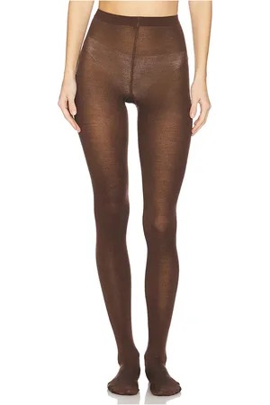 Wolford Medias merino en color marrón talla M en - Brown. Talla M (también en S, XS).