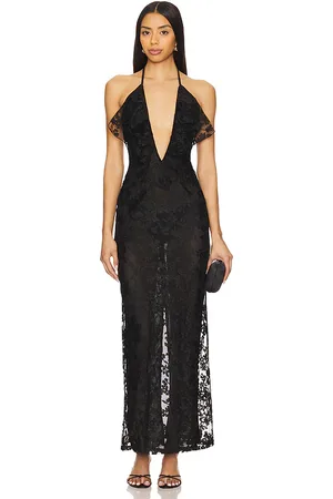 superdown Vestido calista en color talla L en - Black. Talla L (también en M, S, XL, XS, XXS).