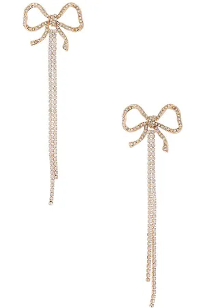 8 Other Reasons Pendientes largos cosette en color oro metálico talla all en - Metallic Gold. Talla all.