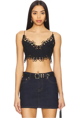 Free People X intimately fp asteria bralette en color talla L en - Black. Talla L (también en M, S, XL, XS).