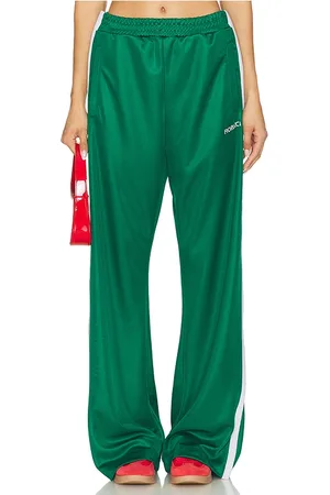 Fiorucci Pantalón con trabilla puffy piping track en color verde talla L en - Green. Talla L (también en S, XS).