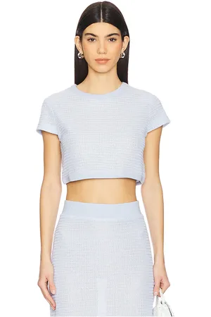 Simkhai Top corto en color bebe azul talla L en - Baby Blue. Talla L (también en S).