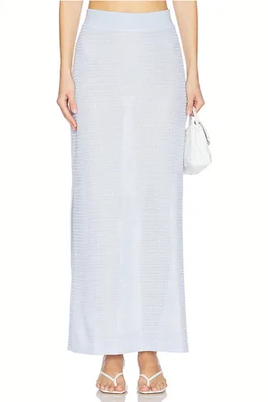 Simkhai Falda maxi en color bebe azul talla M en - Baby Blue. Talla M (también en S).