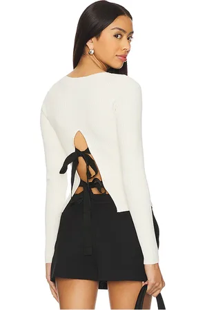 ASTR Jersey sweater en color blanco talla L en - White. Talla L (también en M, S, XS).