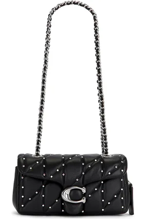 Coach Bolso crystal rivets quilted tabby 20 en color negro talla all en - Black. Talla all.