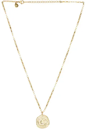 petit moments Collar con adornos horoscope en color oro metálico talla Aquarius en - Metallic Gold. Talla Aquarius (también en Ar
