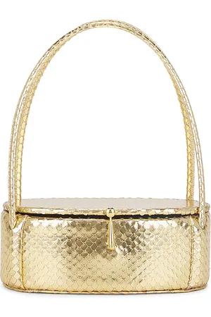 ALEXIS Bolsa ovalada en color oro metálico talla all en - Metallic Gold. Talla all.
