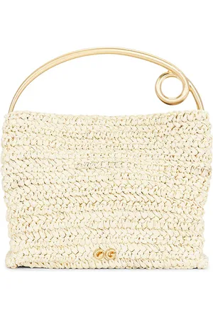 Cult Gaia Bolso con asa superior lalli en color crema talla all en - Cream. Talla all.