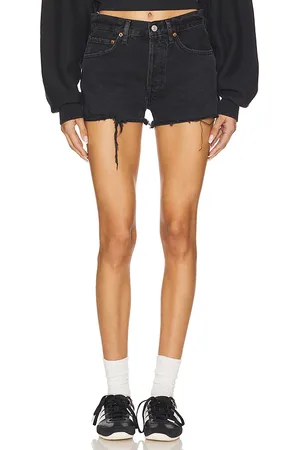 AGOLDE Pantalones cortos parker en color negro talla 23 en - Black. Talla 23 (también en 24, 25, 26, 27, 28, 29, 30, 31, 32, 33, 34).