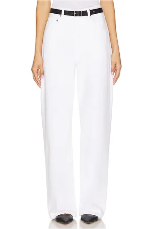 Citizens of Humanity Pantalones holgados ayla en color blanco talla 23 en - White. Talla 23 (también en 24, 26, 27, 28, 29
