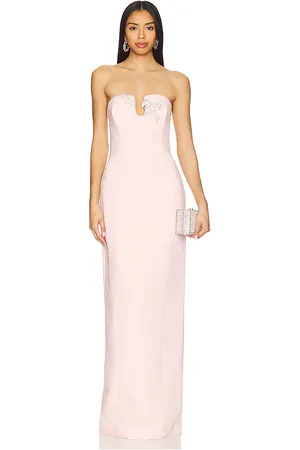 RACHEL GILBERT Vestido largo leura en color rubor talla 3 en - Blush. Talla 3 (también en 4).