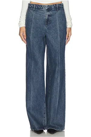 GRLFRND Sutton wide leg trouser jean en color azul talla 23 en - Blue. Talla 23 (también en 24, 25, 26, 27, 28, 29, 30, 31, 32).