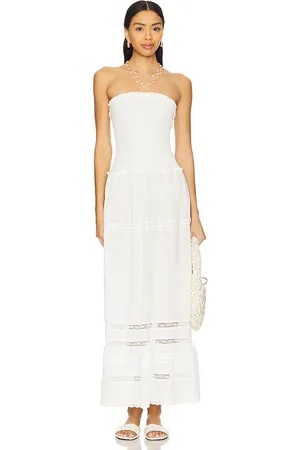 Frankies Bikinis Vestido empress en color talla L en - White. Talla L (también en M, S, XL, XS, XXS).
