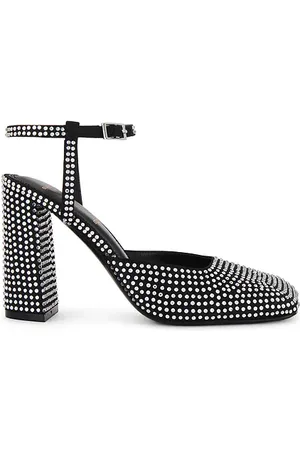 BLACK SUEDE STUDIO Tacón meadow 90 en color talla 7 en - Black. Talla 7 (también en 9).