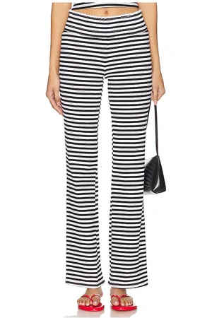 Frankies Bikinis Pantalón acanalado bambi en color negro, blanco talla L en - Black,White. Talla L (también en M, S