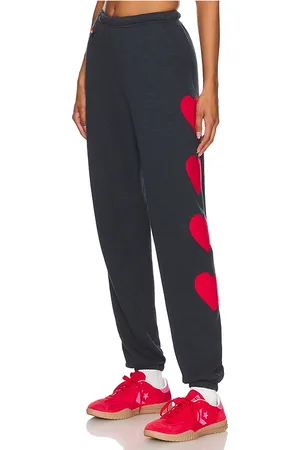 AVIATOR NATION Pantalón deportivo heart embroidery en color talla S en - . Talla S (también en XS).