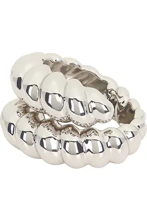 Julietta Pulsera rhonda en color metálico talla all en - Metallic Silver. Talla all.