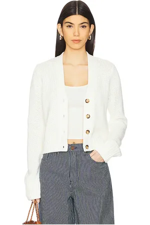 La Ligne Mini cárdigan liso marina en color ivory talla L en - Ivory. Talla L (también en XL, XXS).