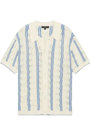 Central Park West Camisa en color crema talla L en - Cream. Talla L (también en M, XL/1X).