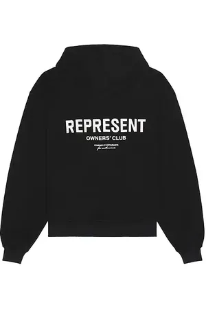 Represent Sudadera con capucha con cremallera owners club en color talla L en - Black. Talla L (también en XL/1X).
