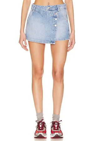 Free People Falda denim we the free wynne en color azul talla 24 en - Blue. Talla 24 (también en 25, 26, 27, 28, 29, 30, 31).