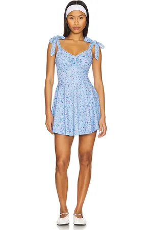 Beach Riot Vestido pixie en color bebe azul talla L en - Baby Blue. Talla L (también en M, S, XS).
