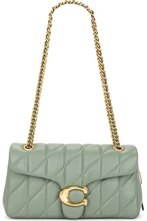 Coach Bolso quilted tabby shoulder 26 en color talla all en - Sage. Talla all.