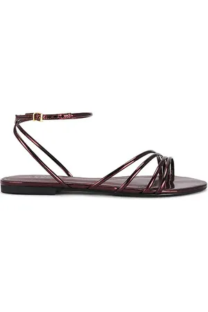 Schutz Sandalia inez flat en color marrón talla 10 en - Brown. Talla 10 (también en 6, 7.5, 8, 8.5, 9, 9.5).