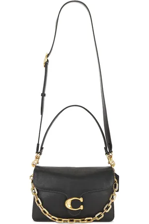 Coach Bolso smooth leather chain tabby en color talla all en - Black. Talla all.