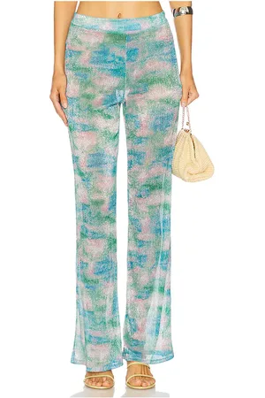 DEVON WINDSOR Pantalón preston en color azul cerceta talla L en - Teal. Talla L (también en M, S, XL).