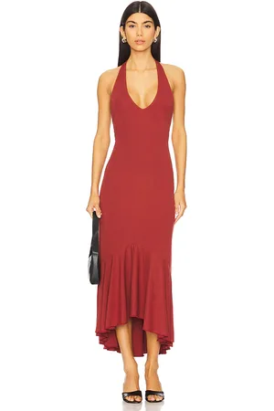 Free People Vestido alix en color rojo ladrillo talla L en - Brick. Talla L (también en M, S, XL, XS).
