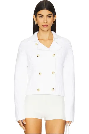 Vince Chaqueta suéter de doble botonadura en color blanco talla L en - White. Talla L (también en M, S, XL, XS).