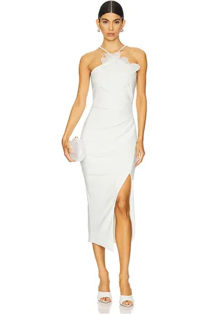 ELLIATT Vestido midi dress en color blanco talla L en - White. Talla L (también en M, XL).