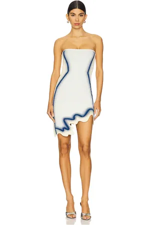 PH5 Mini vestido ondulado camassia en color crema talla L en - Cream. Talla L (también en M, S).