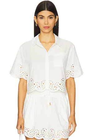 Simkhai Camisa en color talla M en - White. Talla M (también en S, XS).