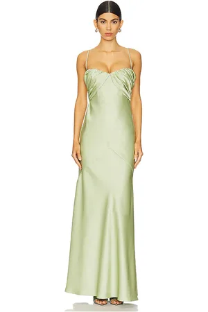 Lovers And Friends Vestido largo janae en color verde salvia talla S en - Sage. Talla S (también en XL, XS).
