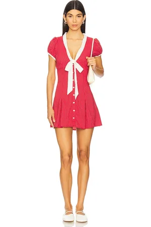Frankies Bikinis Vestido manhattan en color rojo talla M en - Red. Talla M (también en L).