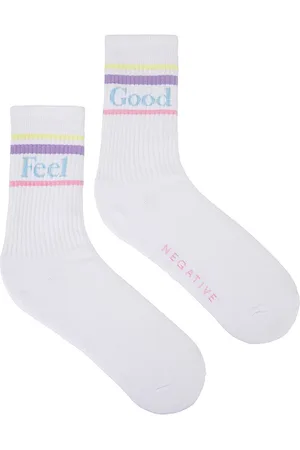 NEGATIVE UNDERWEAR Calcetines feel good en color ivory talla all en - Ivory. Talla all.