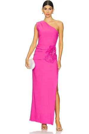 ELLIATT Vestido largo gown en color talla M en - Fuchsia. Talla M (también en S).